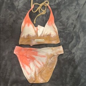 Bikini with skirt cover up